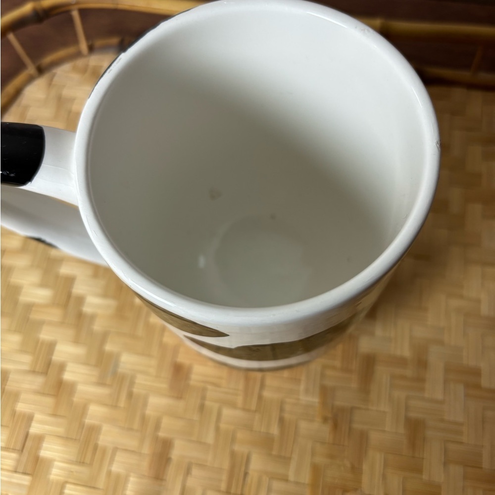 Boston Warehouse Black and White Cow Print Mug - Picture 3 of 4